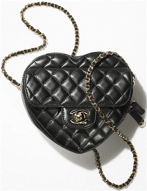 heart shaped chanel bag|chanel heart bag 2022.